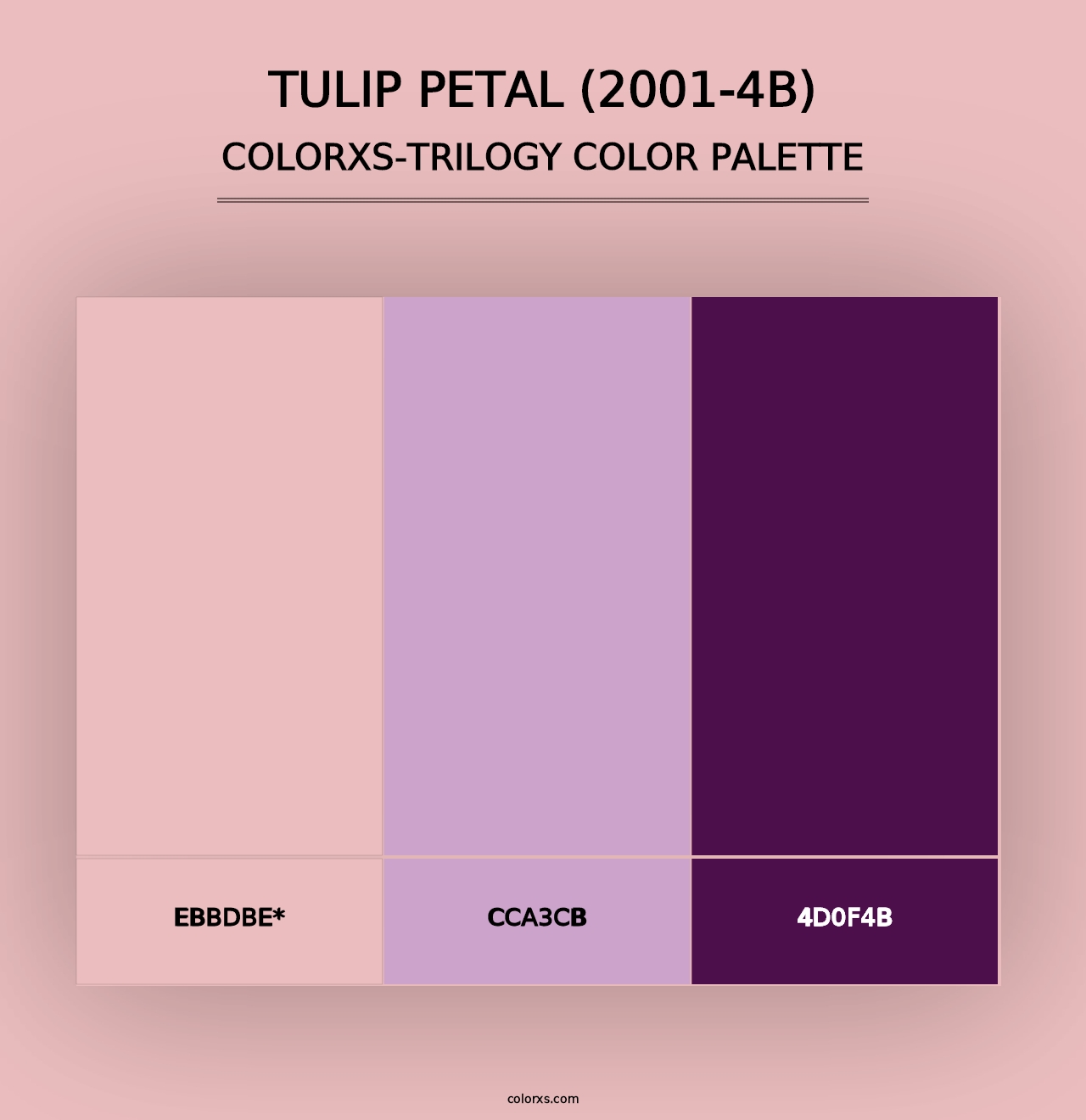 Tulip Petal (2001-4B) - Colorxs Trilogy Palette