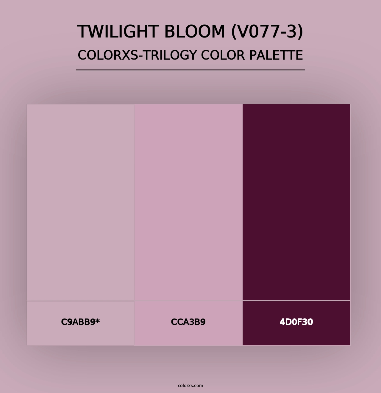 Twilight Bloom (V077-3) - Colorxs Trilogy Palette