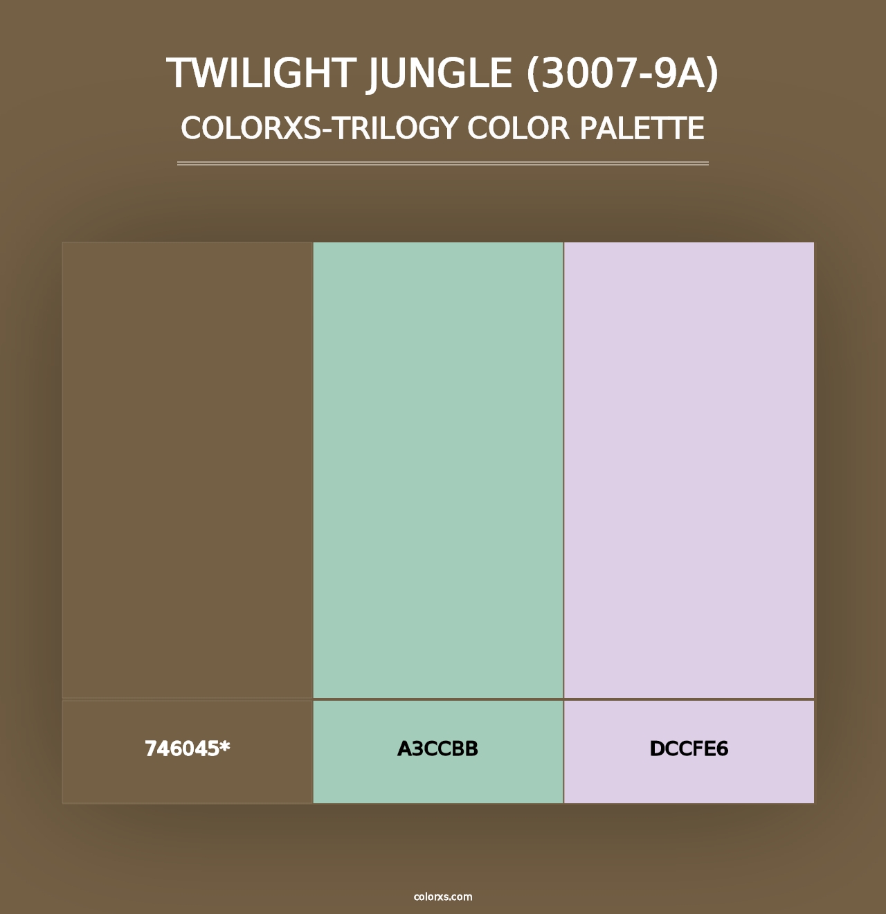 Twilight Jungle (3007-9A) - Colorxs Trilogy Palette