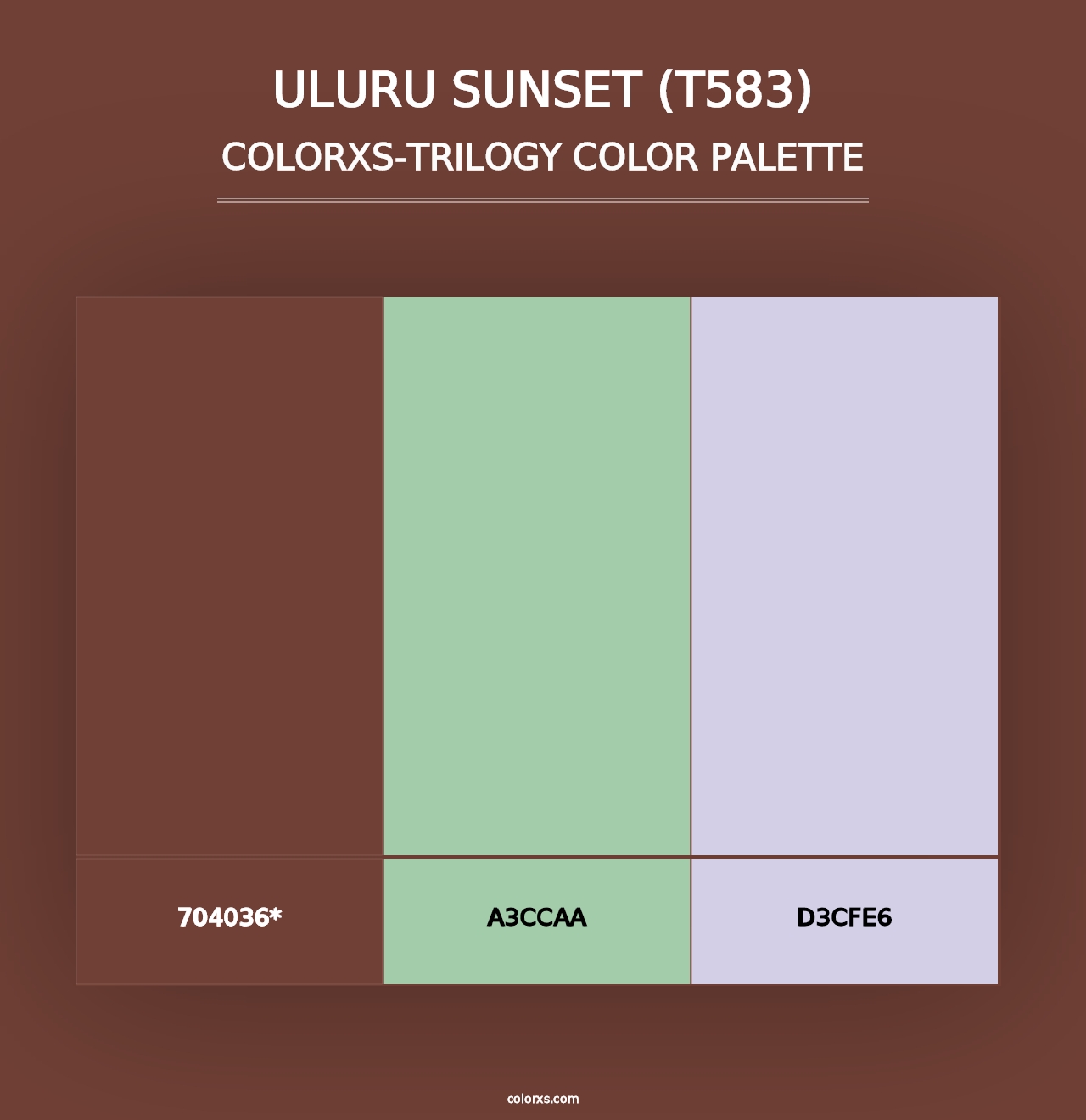 Uluru Sunset (T583) - Colorxs Trilogy Palette