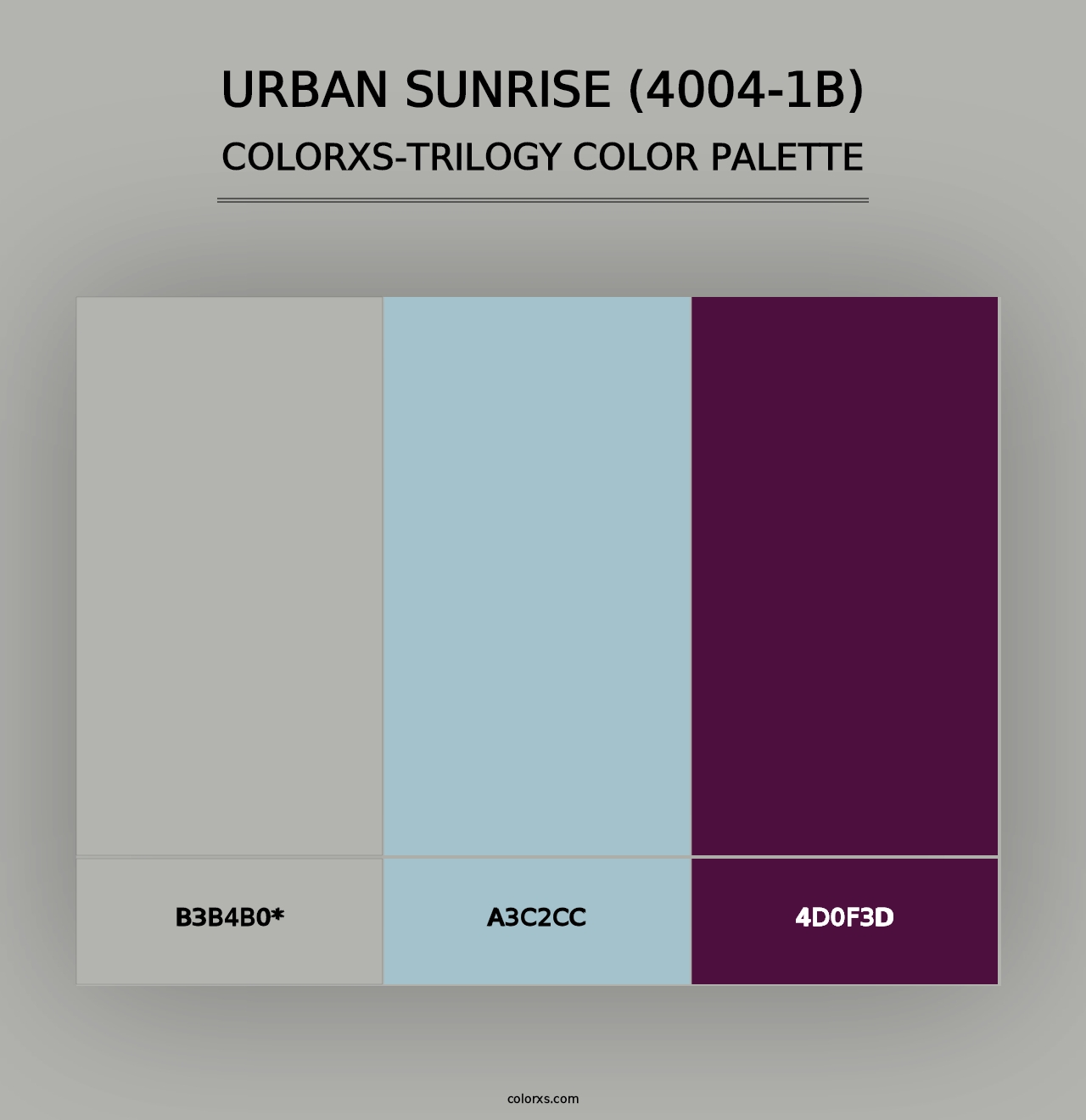 Urban Sunrise (4004-1B) - Colorxs Trilogy Palette