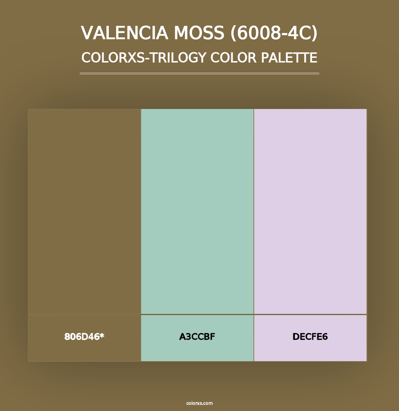 Valencia Moss (6008-4C) - Colorxs Trilogy Palette