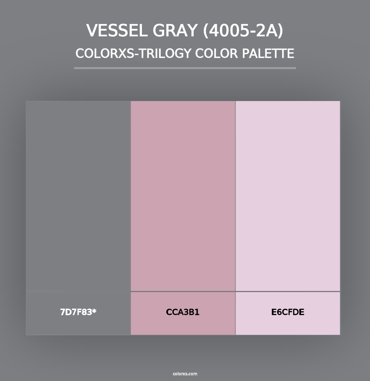 Vessel Gray (4005-2A) - Colorxs Trilogy Palette