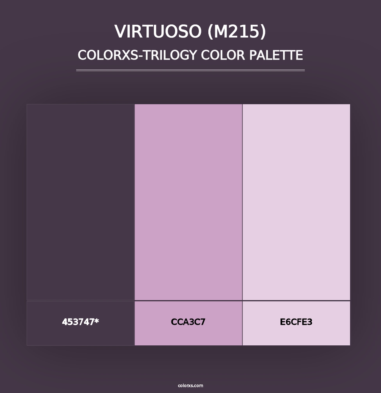 Virtuoso (M215) - Colorxs Trilogy Palette