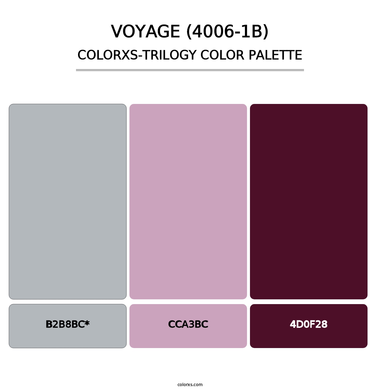 Voyage (4006-1B) - Colorxs Trilogy Palette