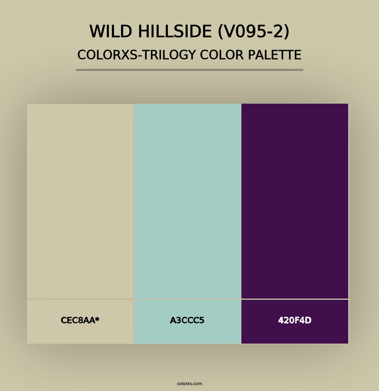 Wild Hillside (V095-2) - Colorxs Trilogy Palette