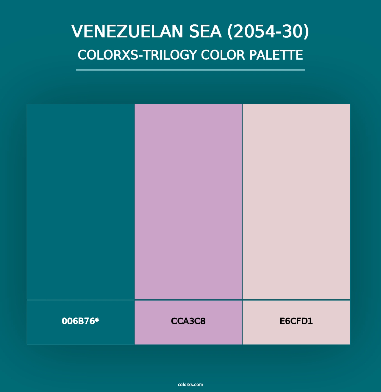 Venezuelan Sea (2054-30) - Colorxs Trilogy Palette