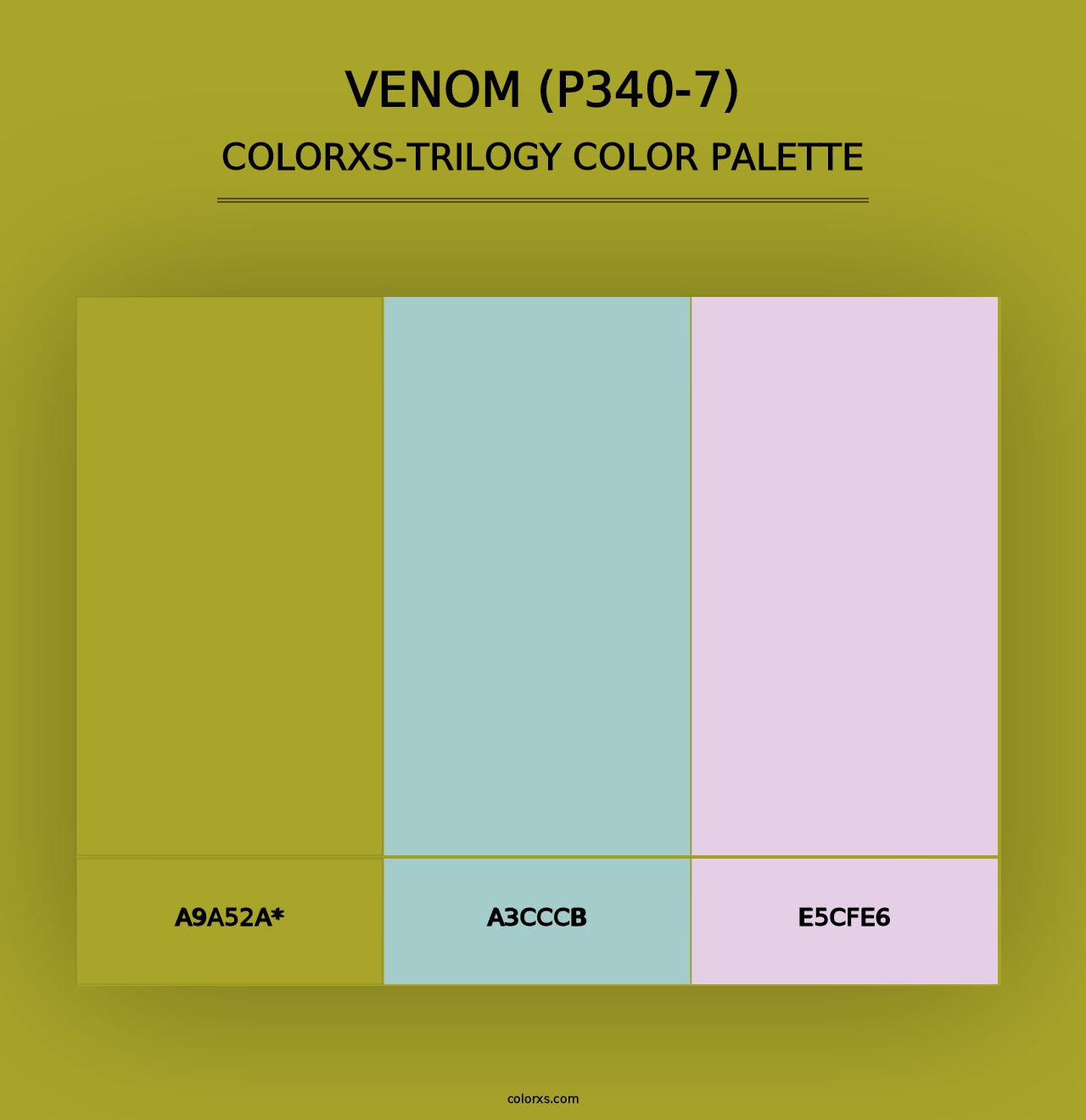 Venom (P340-7) - Colorxs Trilogy Palette