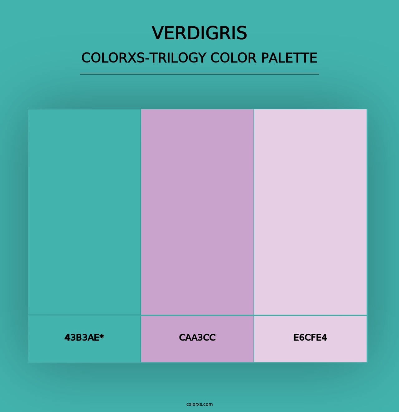 Verdigris - Colorxs Trilogy Palette