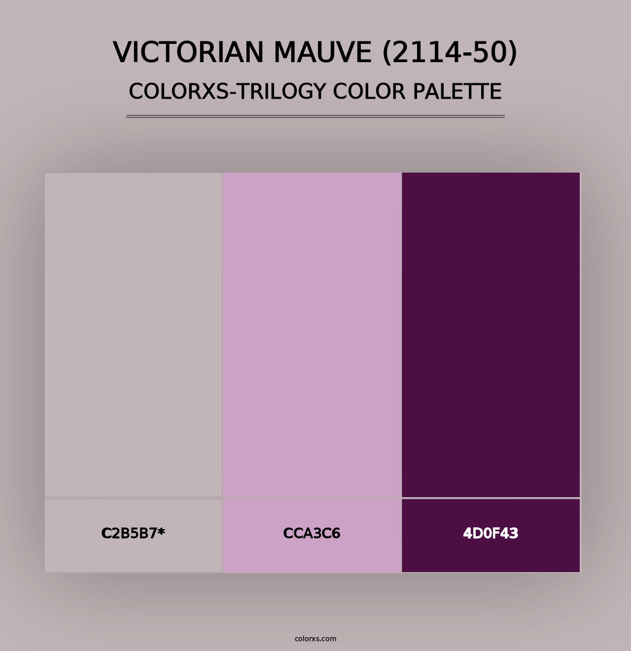 Victorian Mauve (2114-50) - Colorxs Trilogy Palette