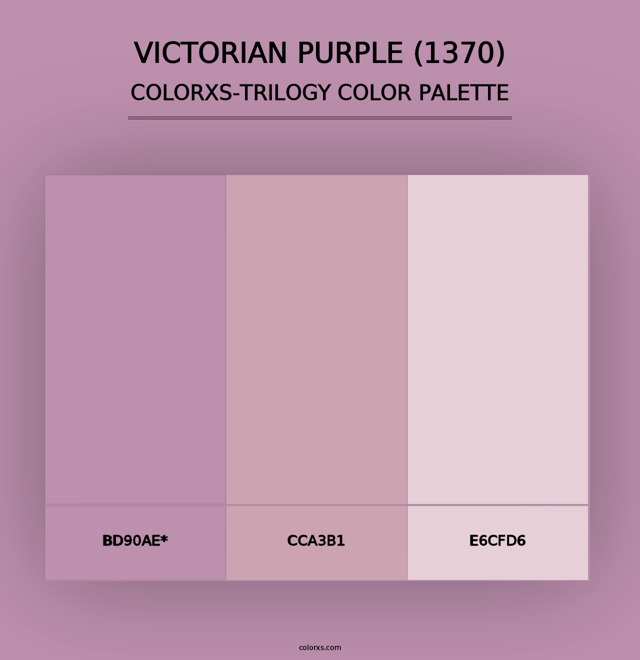 Victorian Purple (1370) - Colorxs Trilogy Palette