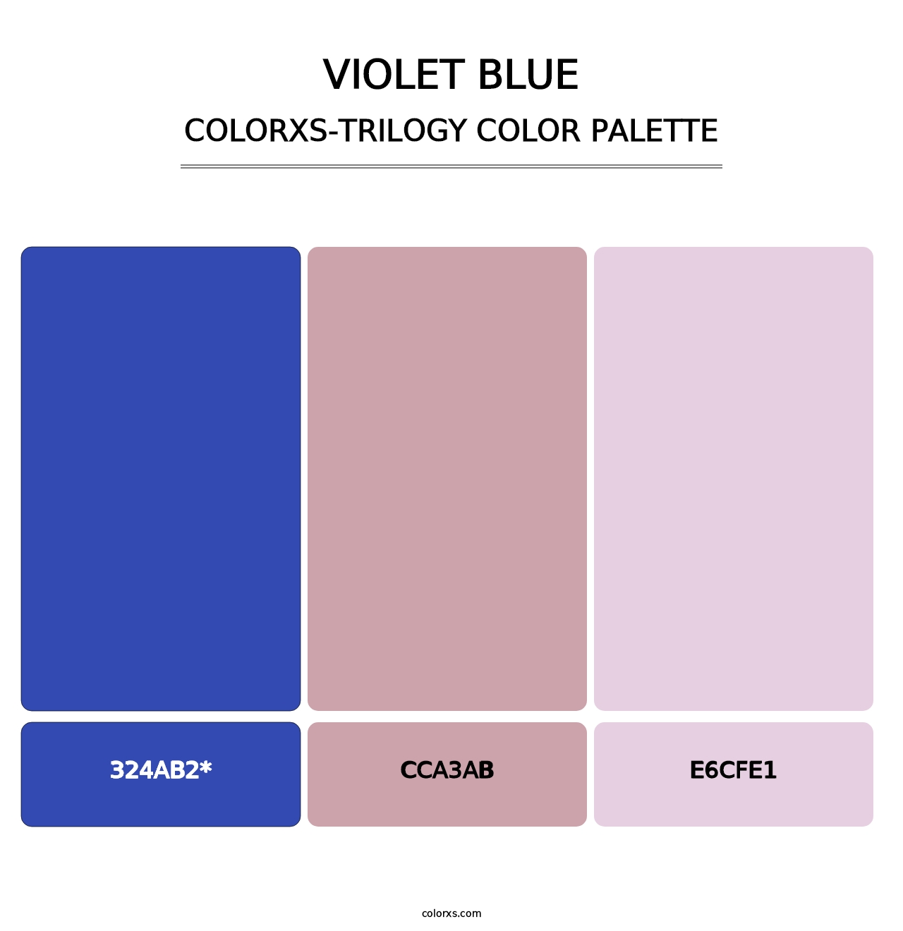 Violet Blue - Colorxs Trilogy Palette