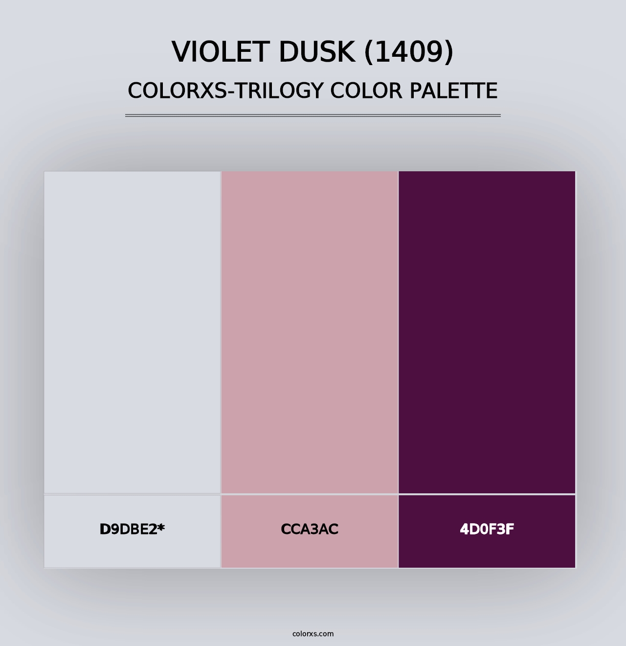 Violet Dusk (1409) - Colorxs Trilogy Palette