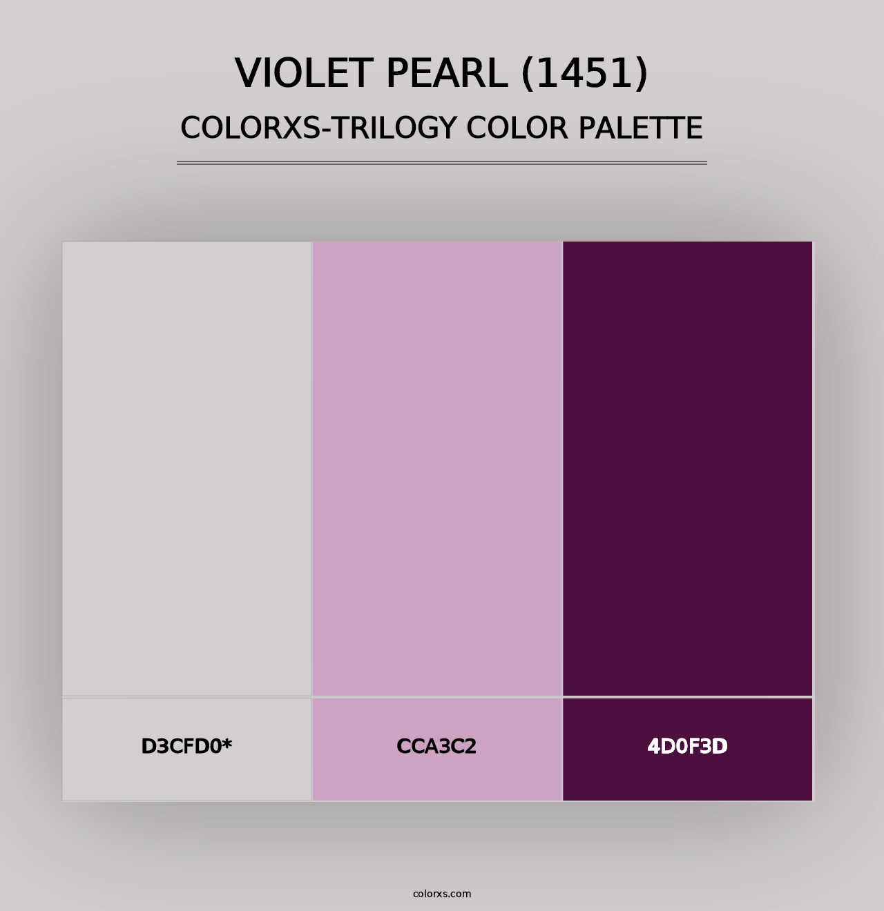 Violet Pearl (1451) - Colorxs Trilogy Palette