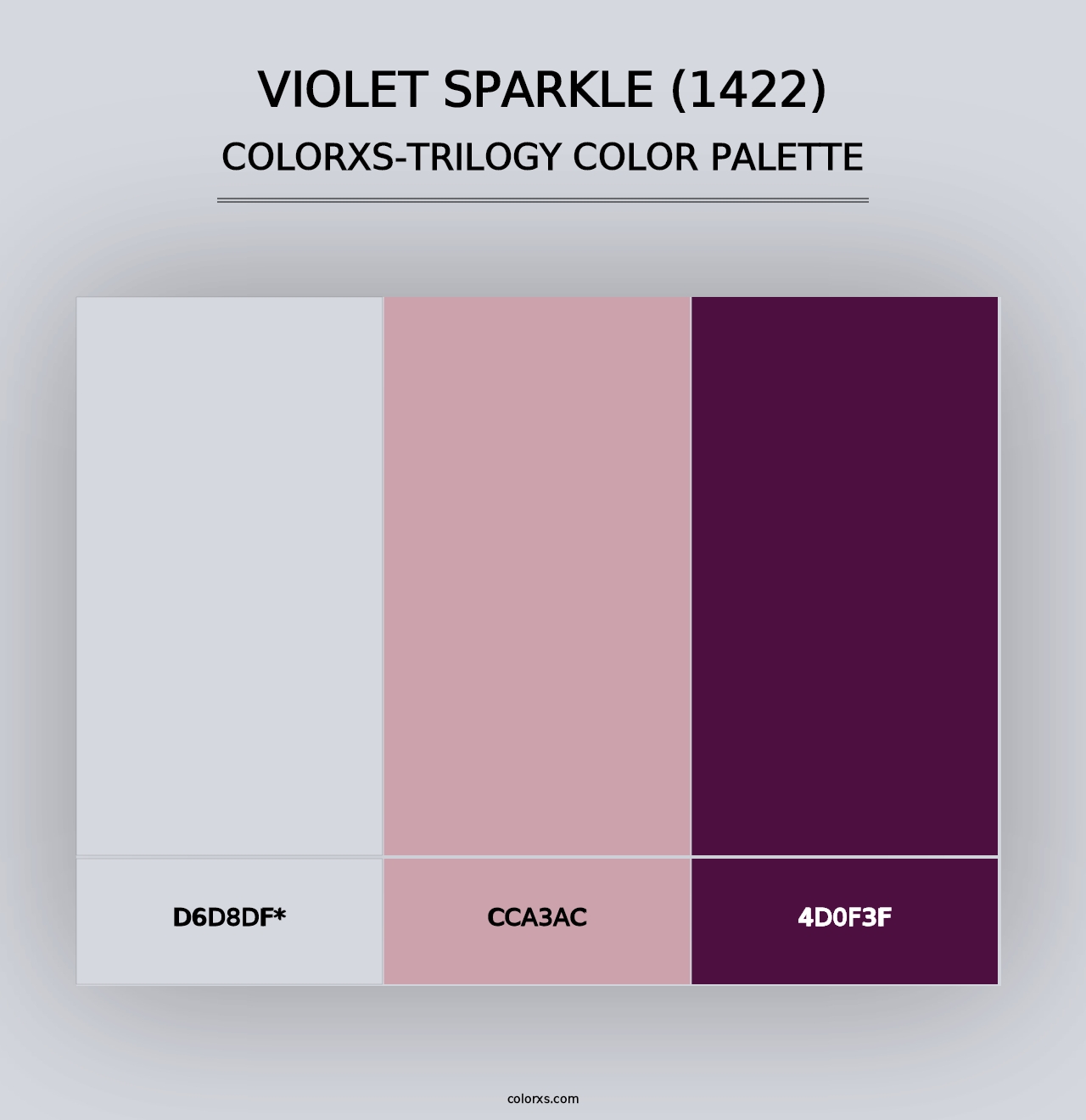 Violet Sparkle (1422) - Colorxs Trilogy Palette