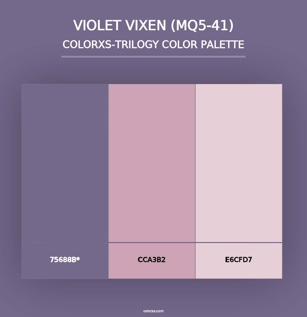 Violet Vixen (MQ5-41) - Colorxs Trilogy Palette