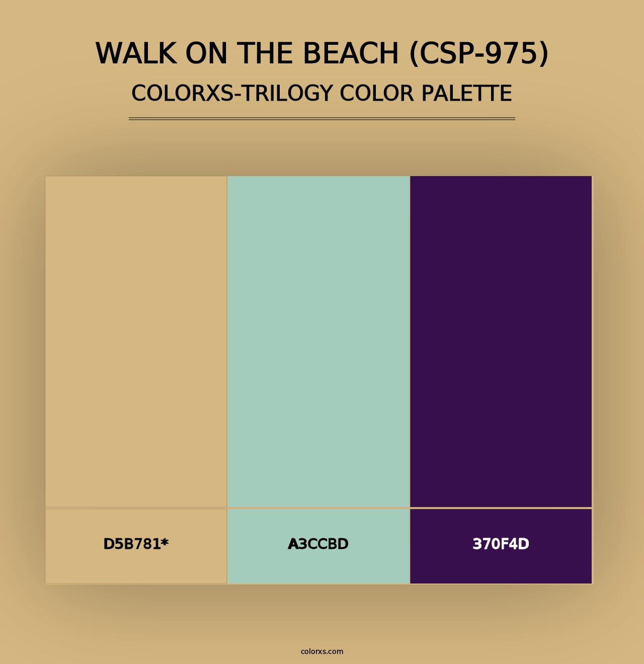 Walk on the Beach (CSP-975) - Colorxs Trilogy Palette