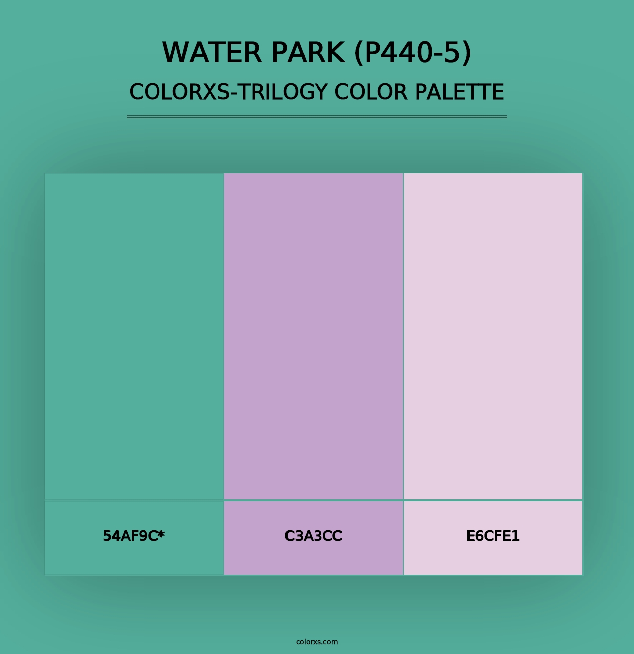 Water Park (P440-5) - Colorxs Trilogy Palette