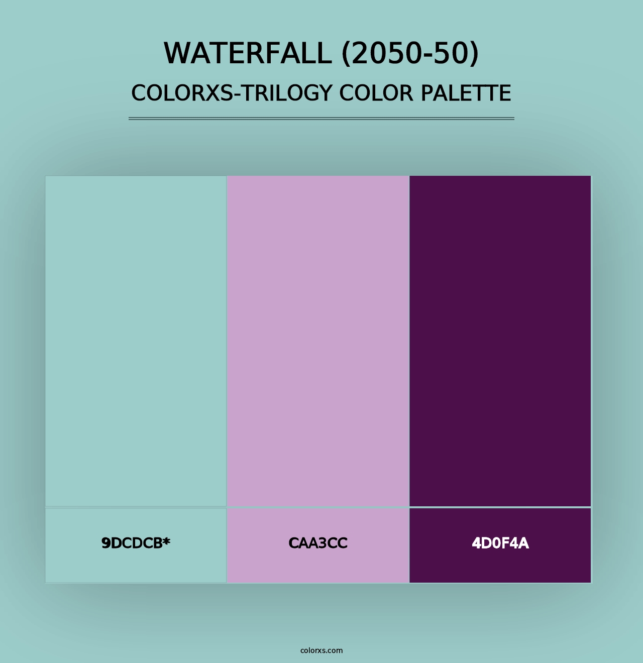 Waterfall (2050-50) - Colorxs Trilogy Palette