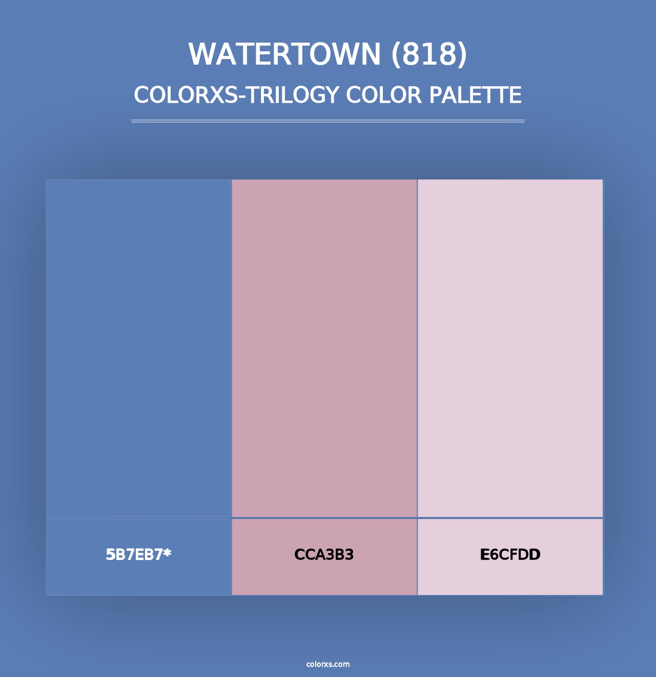 Watertown (818) - Colorxs Trilogy Palette