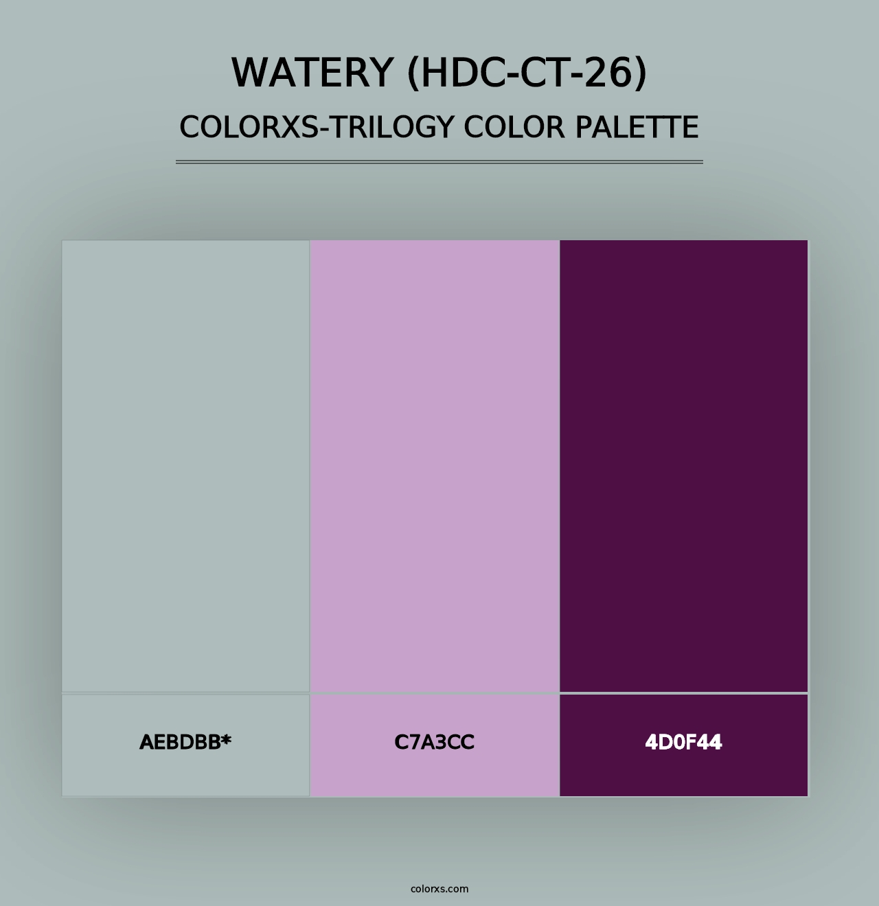 Watery (HDC-CT-26) - Colorxs Trilogy Palette