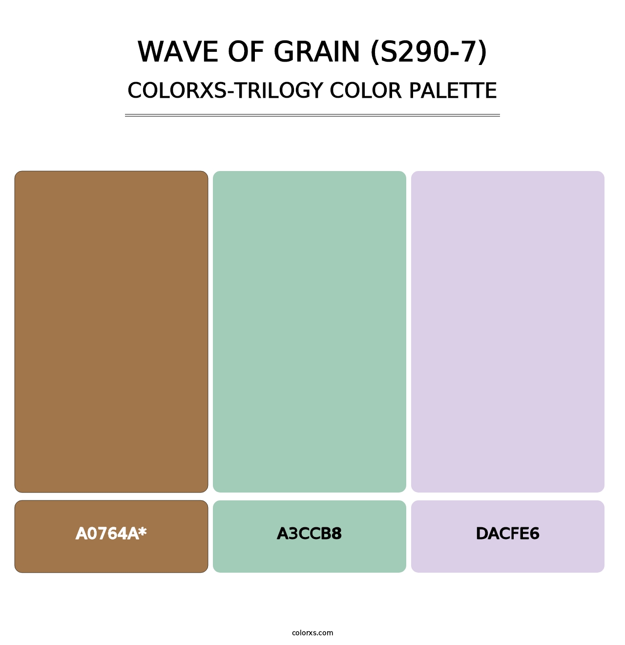 Wave Of Grain (S290-7) - Colorxs Trilogy Palette