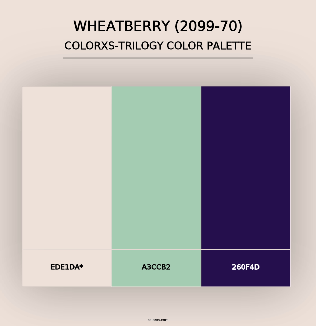 Wheatberry (2099-70) - Colorxs Trilogy Palette