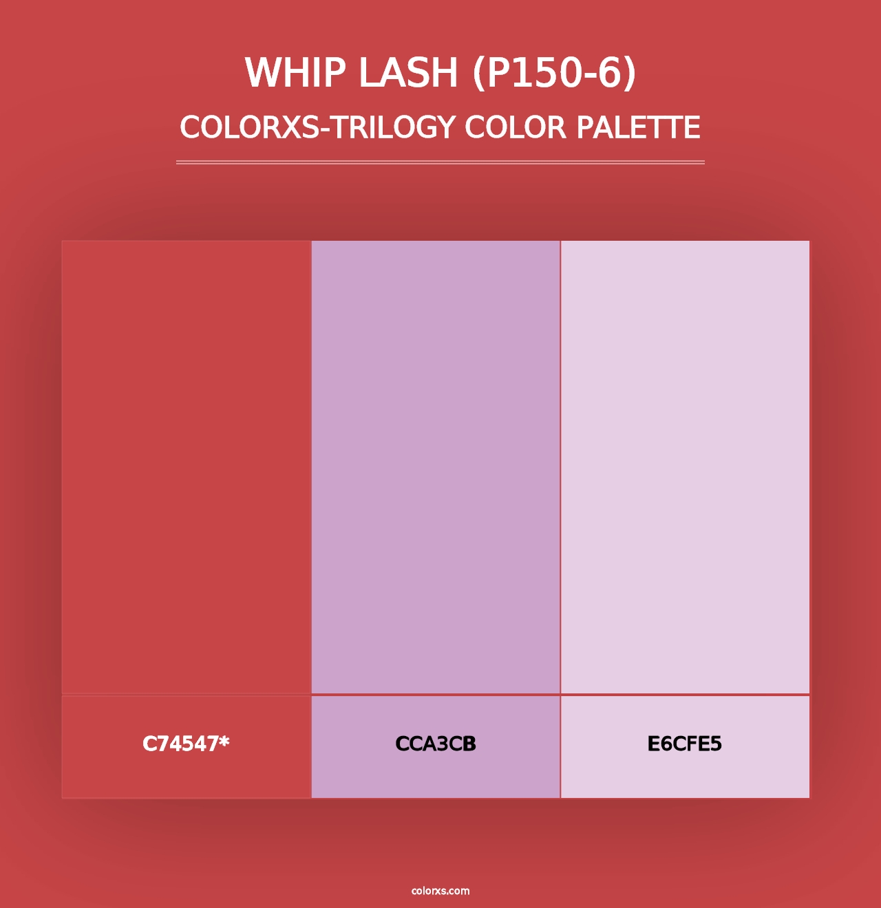 Whip Lash (P150-6) - Colorxs Trilogy Palette