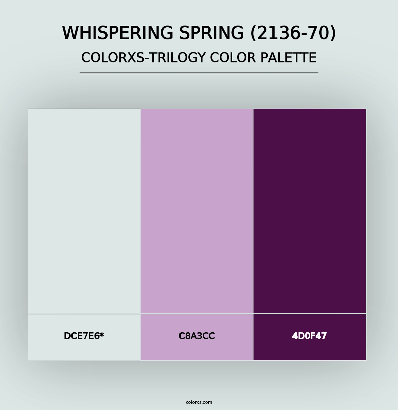 Whispering Spring (2136-70) - Colorxs Trilogy Palette