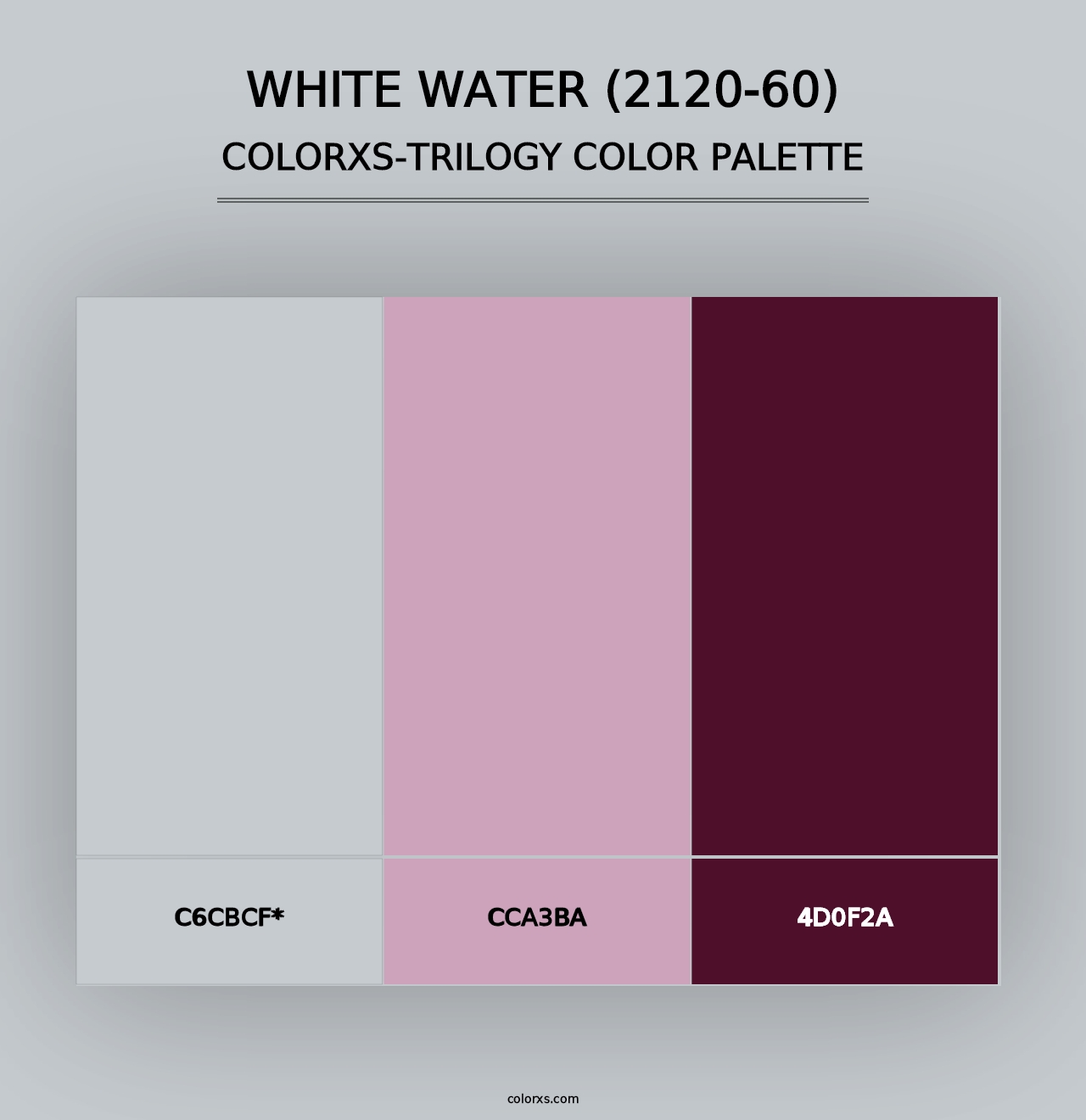 White Water (2120-60) - Colorxs Trilogy Palette