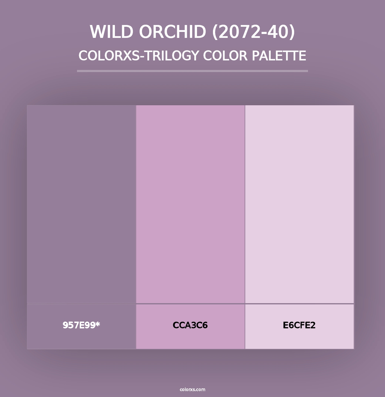 Wild Orchid (2072-40) - Colorxs Trilogy Palette