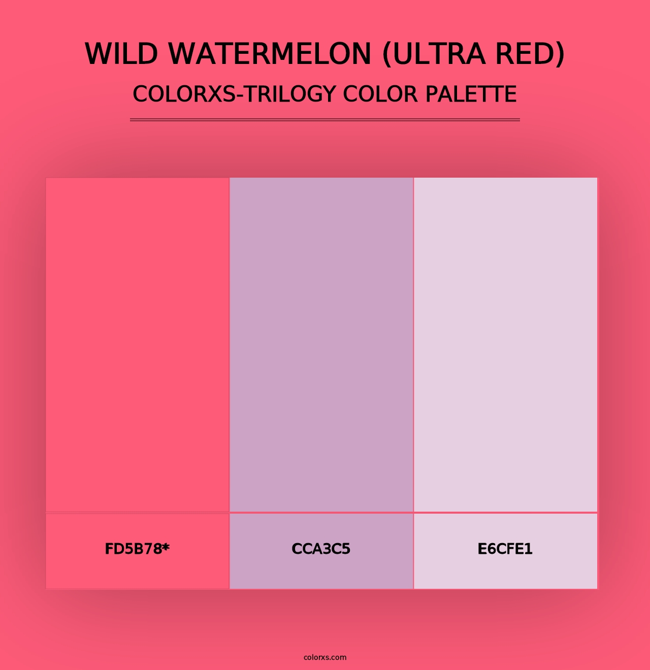 Wild Watermelon (Ultra Red) - Colorxs Trilogy Palette