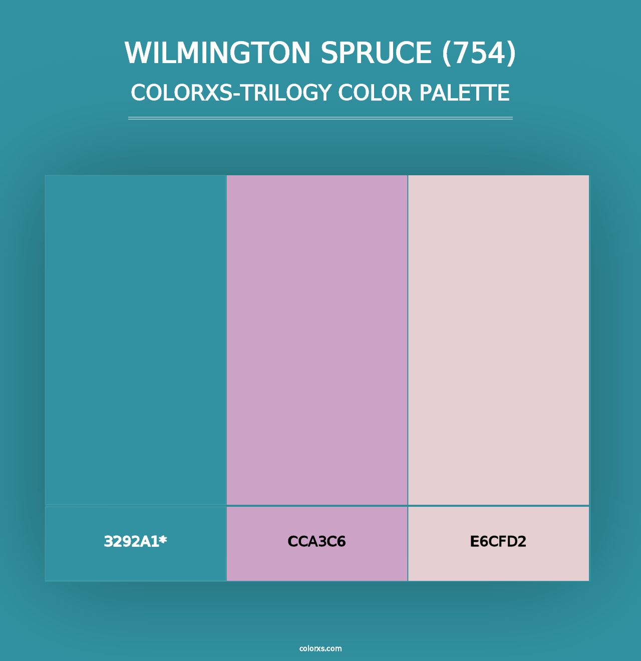 Wilmington Spruce (754) - Colorxs Trilogy Palette