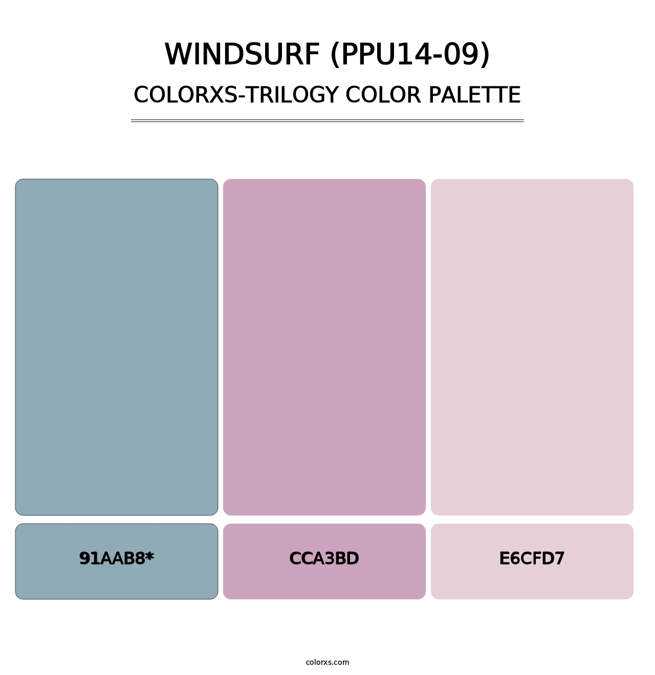 Windsurf (PPU14-09) - Colorxs Trilogy Palette