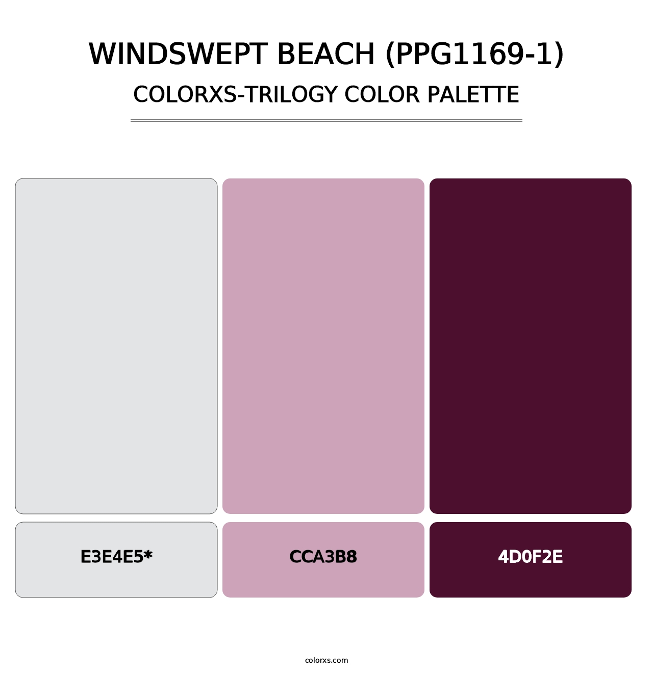 Windswept Beach (PPG1169-1) - Colorxs Trilogy Palette