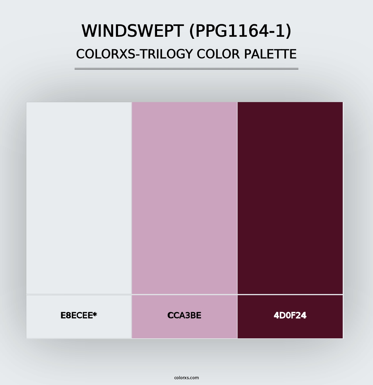 Windswept (PPG1164-1) - Colorxs Trilogy Palette