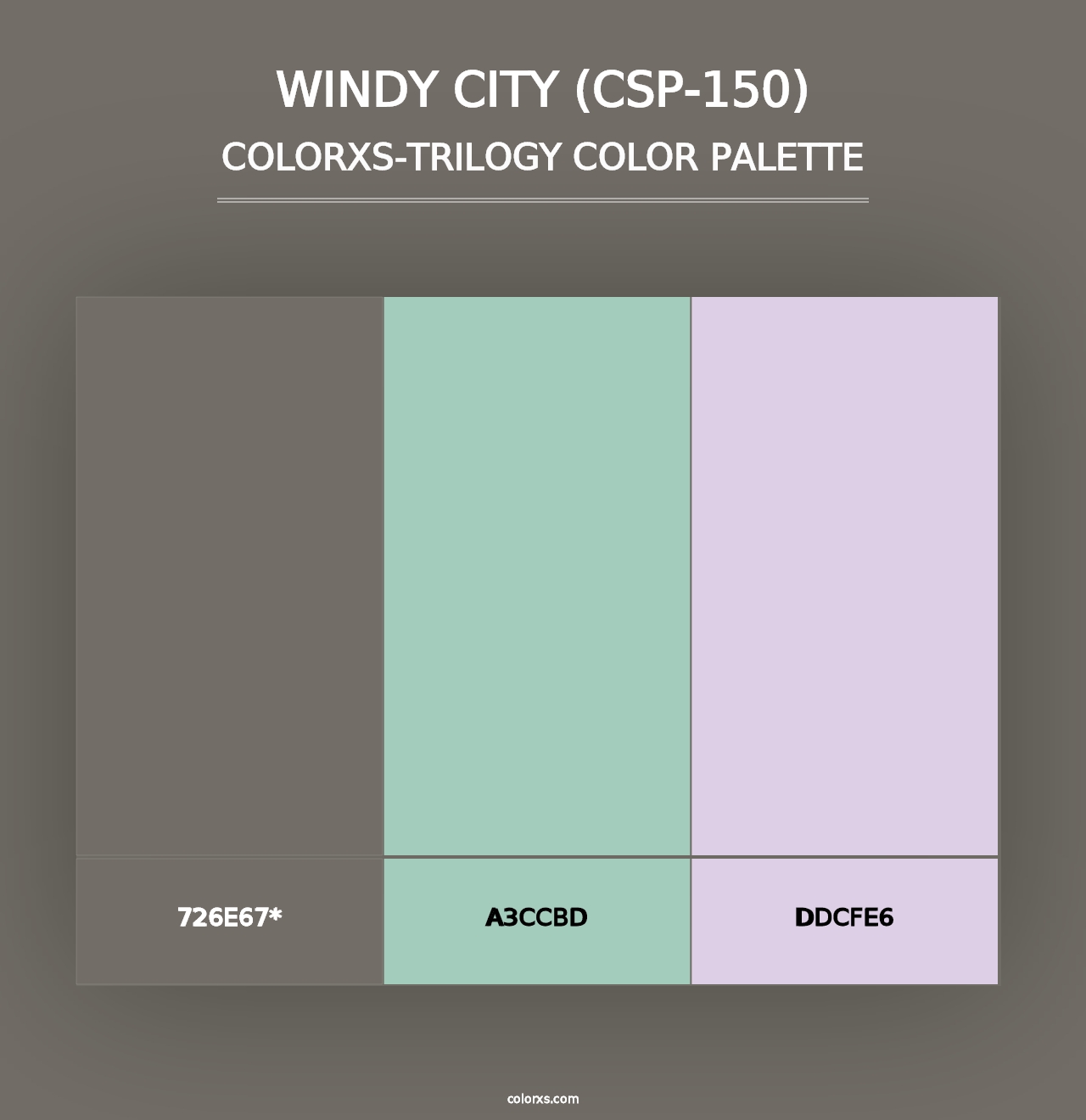 Windy City (CSP-150) - Colorxs Trilogy Palette