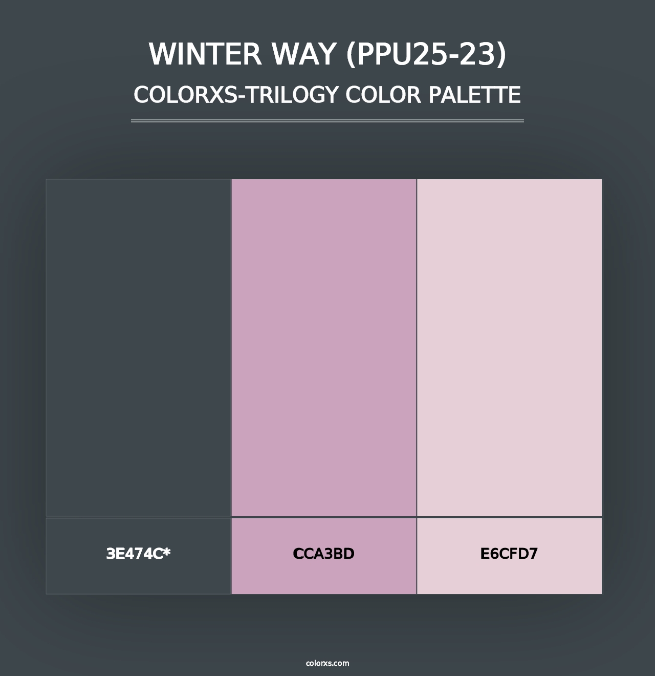 Winter Way (PPU25-23) - Colorxs Trilogy Palette