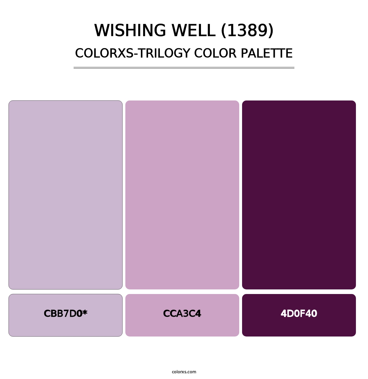 Wishing Well (1389) - Colorxs Trilogy Palette