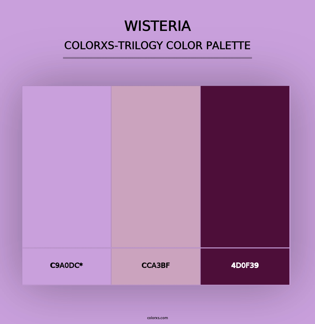 Wisteria - Colorxs Trilogy Palette