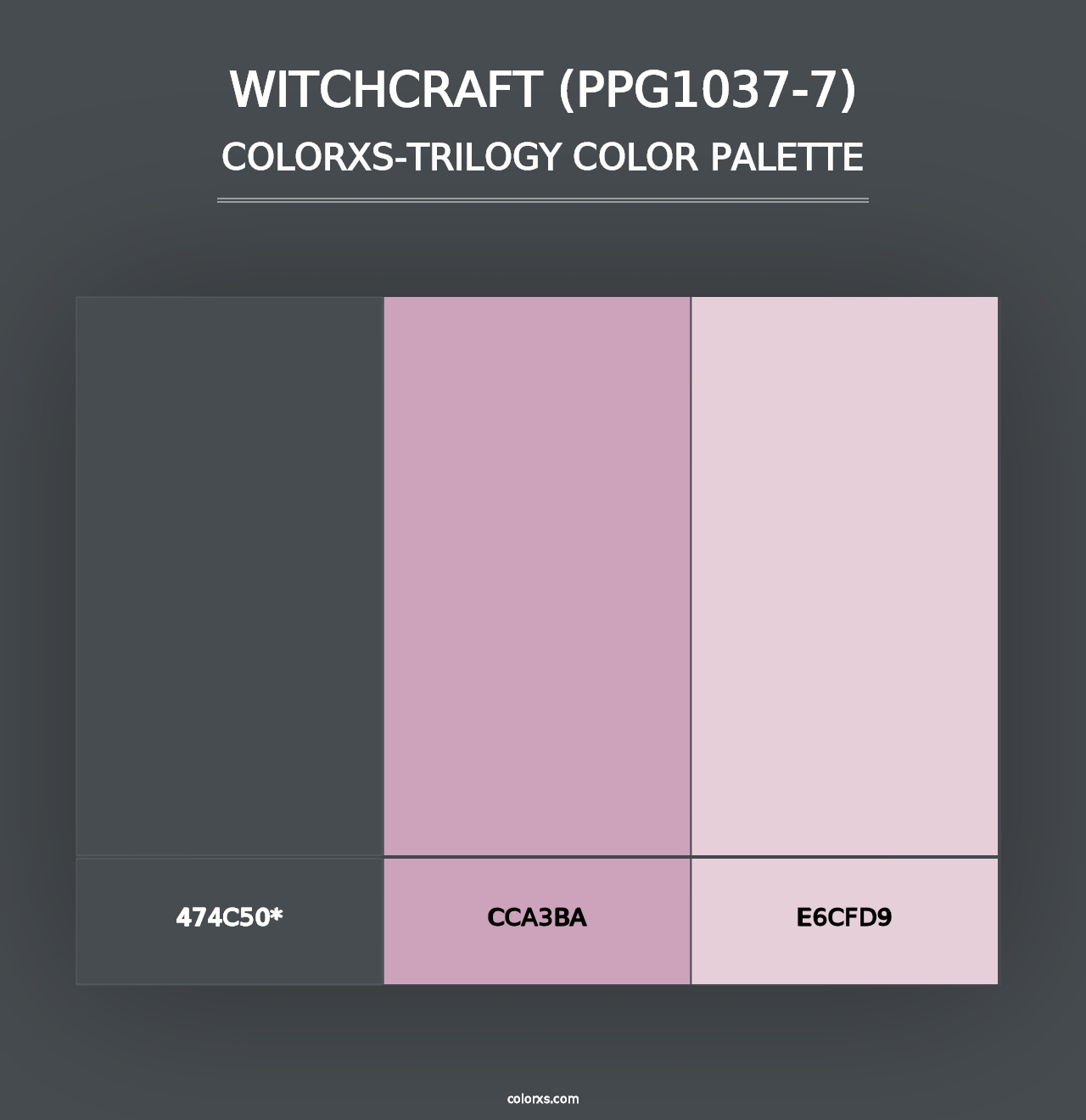 Witchcraft (PPG1037-7) - Colorxs Trilogy Palette