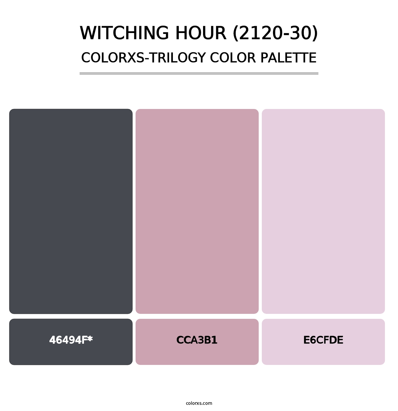 Witching Hour (2120-30) - Colorxs Trilogy Palette