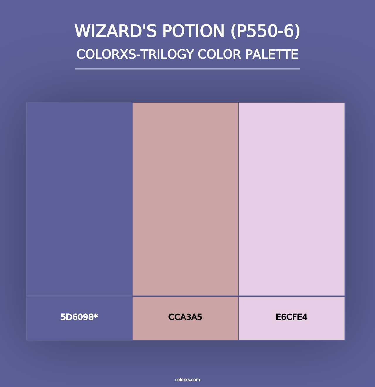 Wizard'S Potion (P550-6) - Colorxs Trilogy Palette