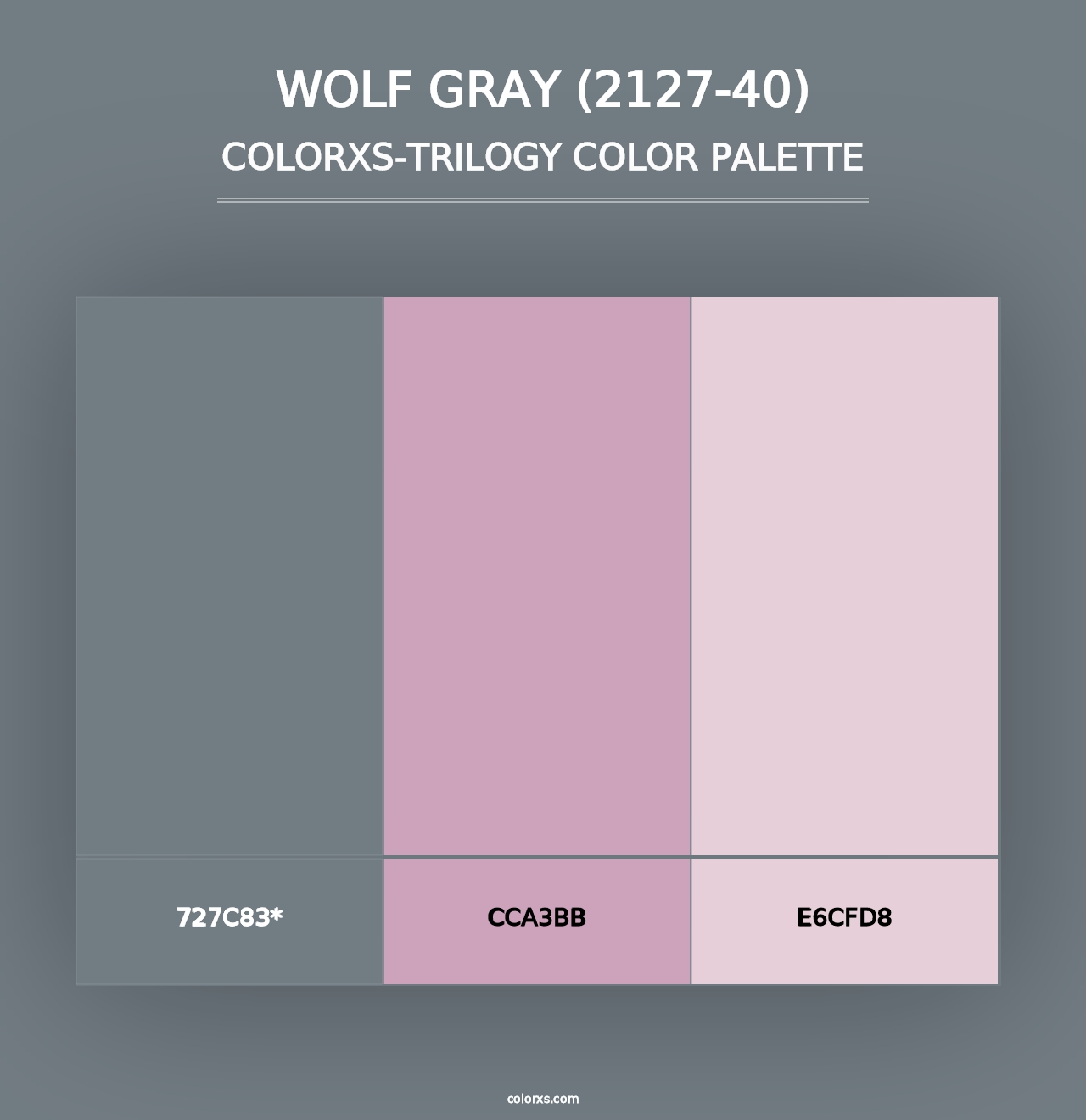 Wolf Gray (2127-40) - Colorxs Trilogy Palette