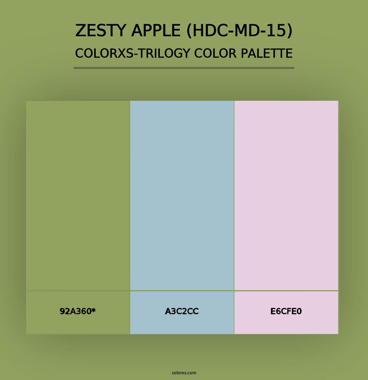 Zesty Apple (HDC-MD-15) - Colorxs Trilogy Palette