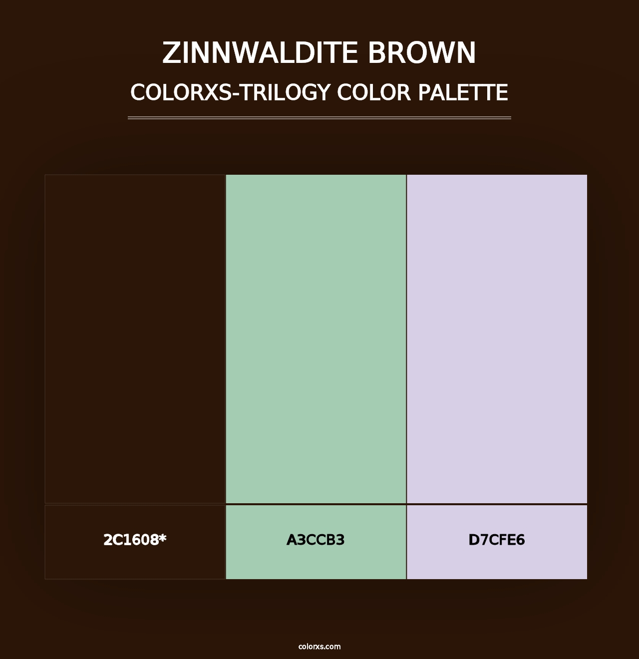 Zinnwaldite Brown - Colorxs Trilogy Palette