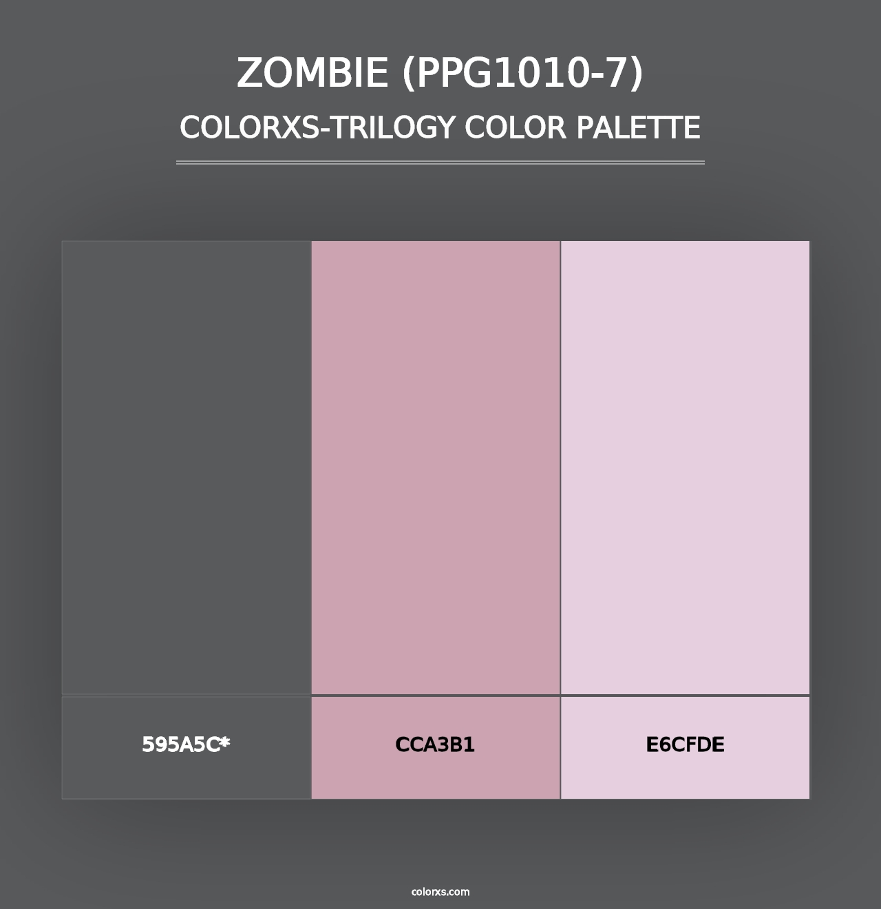 Zombie (PPG1010-7) - Colorxs Trilogy Palette