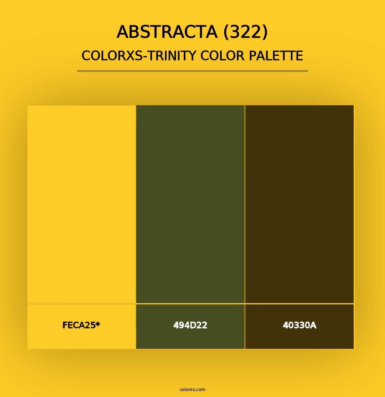 Abstracta (322) - Colorxs Trinity Palette