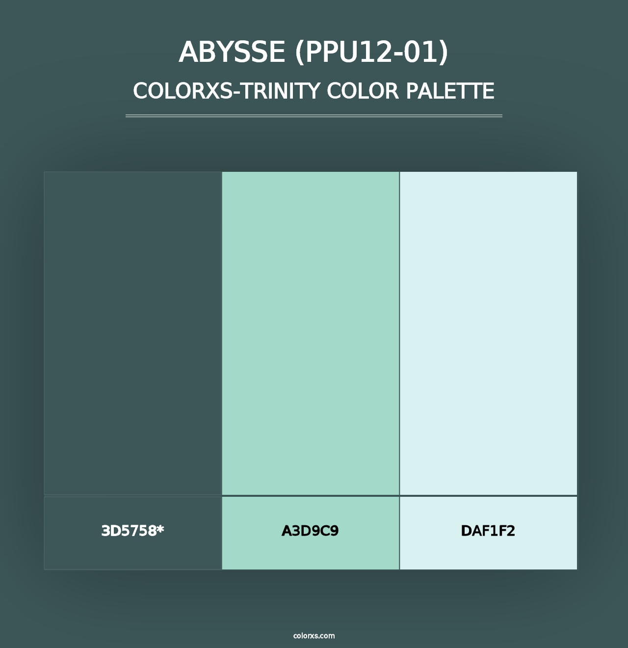 Abysse (PPU12-01) - Colorxs Trinity Palette