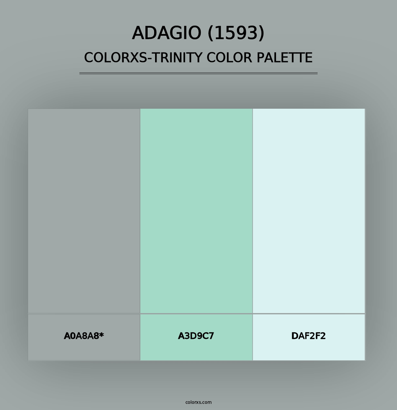 Adagio (1593) - Colorxs Trinity Palette